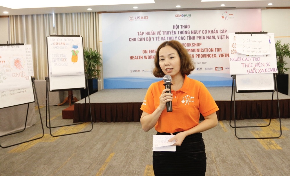 Hội thảo tập huấn về Truyền thông nguy cơ khẩn cấp cho Cán bộ y tế và Thú y các tỉnh phía Nam, Việt Nam 3