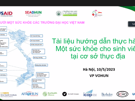 Hội thảo thống nhất tài liệu hướng dẫn sinh viên thực hành Một sức khỏe tại các cơ sở thực địa Một sức khỏe